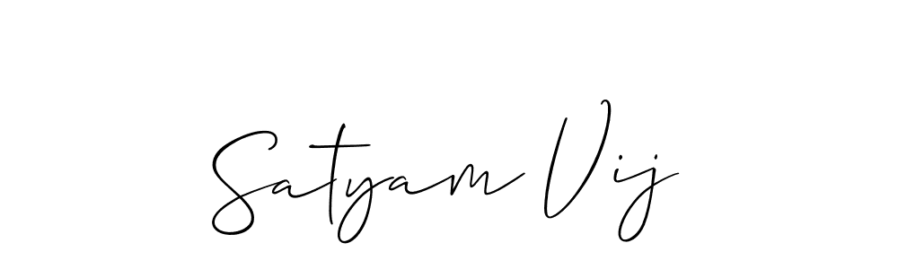 Make a beautiful signature design for name Satyam Vij. Use this online signature maker to create a handwritten signature for free. Satyam Vij signature style 2 images and pictures png