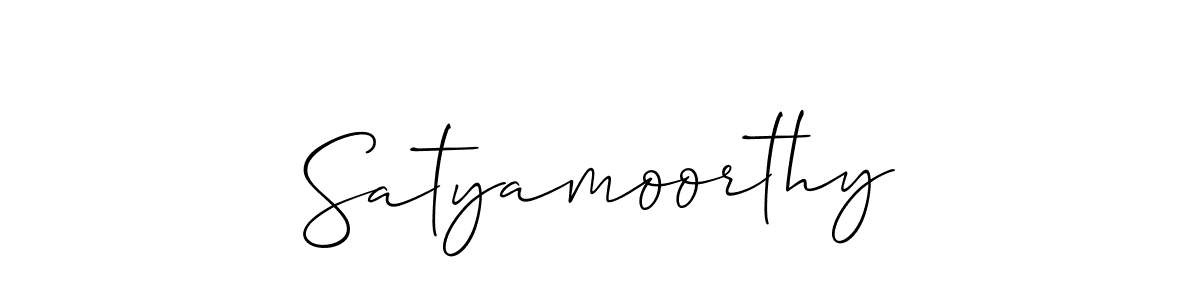 Make a beautiful signature design for name Satyamoorthy. Use this online signature maker to create a handwritten signature for free. Satyamoorthy signature style 2 images and pictures png