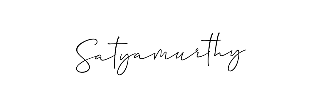 Also You can easily find your signature by using the search form. We will create Satyamurthy name handwritten signature images for you free of cost using Allison_Script sign style. Satyamurthy signature style 2 images and pictures png