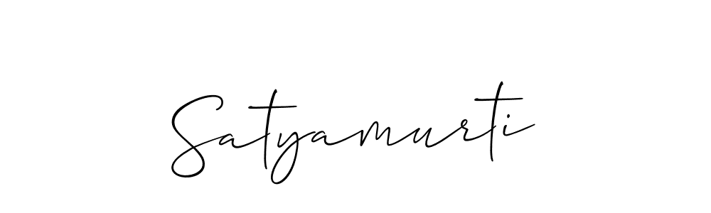 Satyamurti stylish signature style. Best Handwritten Sign (Allison_Script) for my name. Handwritten Signature Collection Ideas for my name Satyamurti. Satyamurti signature style 2 images and pictures png