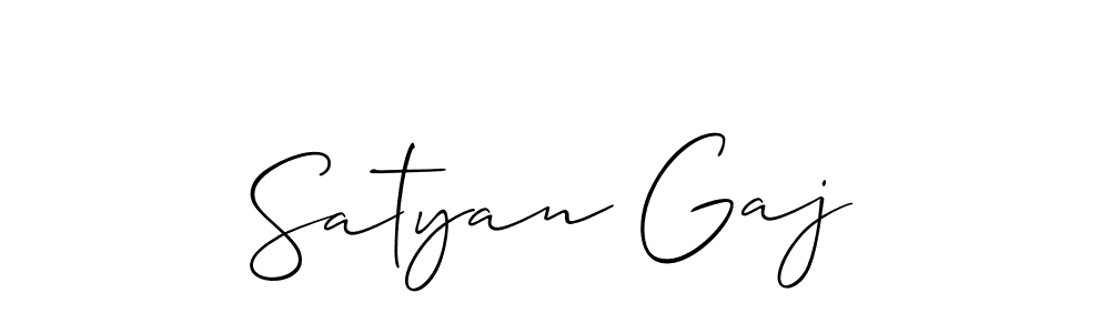 Make a beautiful signature design for name Satyan Gaj. Use this online signature maker to create a handwritten signature for free. Satyan Gaj signature style 2 images and pictures png
