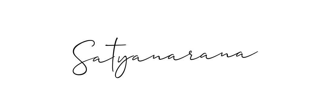 You should practise on your own different ways (Allison_Script) to write your name (Satyanarana) in signature. don't let someone else do it for you. Satyanarana signature style 2 images and pictures png