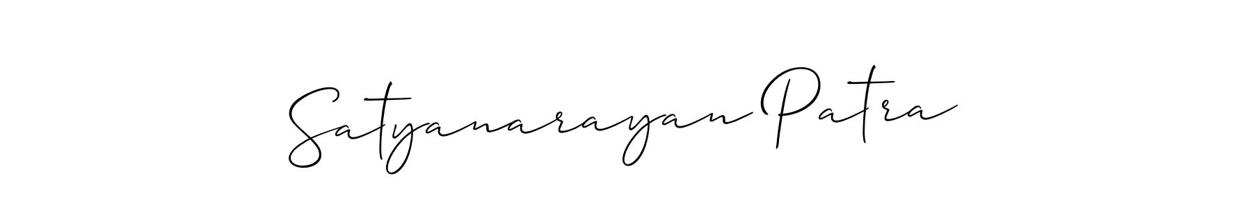 How to make Satyanarayan Patra signature? Allison_Script is a professional autograph style. Create handwritten signature for Satyanarayan Patra name. Satyanarayan Patra signature style 2 images and pictures png