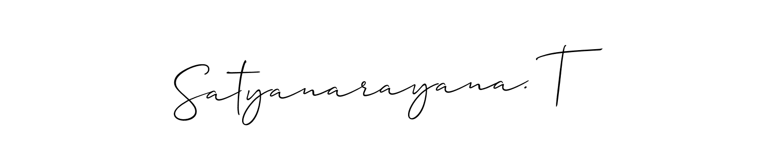 This is the best signature style for the Satyanarayana. T name. Also you like these signature font (Allison_Script). Mix name signature. Satyanarayana. T signature style 2 images and pictures png