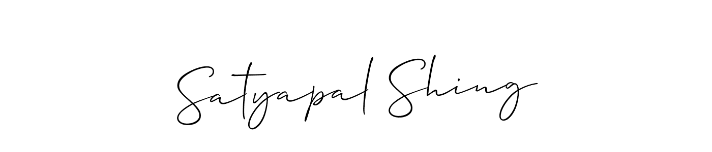 if you are searching for the best signature style for your name Satyapal Shing. so please give up your signature search. here we have designed multiple signature styles  using Allison_Script. Satyapal Shing signature style 2 images and pictures png