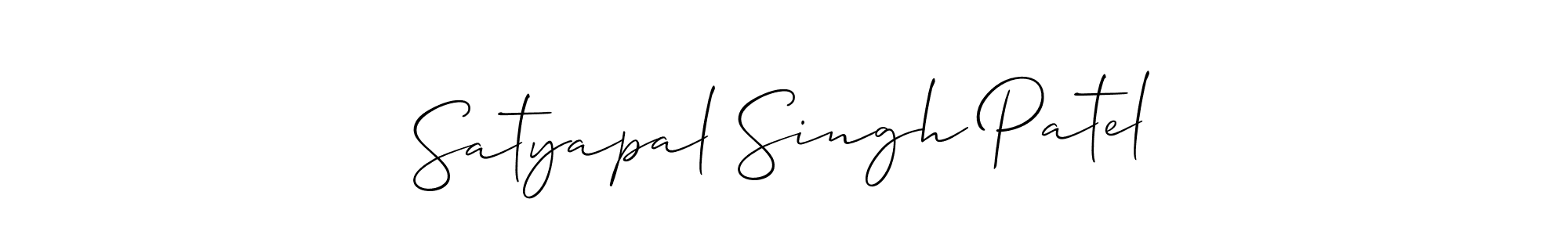 Also You can easily find your signature by using the search form. We will create Satyapal Singh Patel name handwritten signature images for you free of cost using Allison_Script sign style. Satyapal Singh Patel signature style 2 images and pictures png