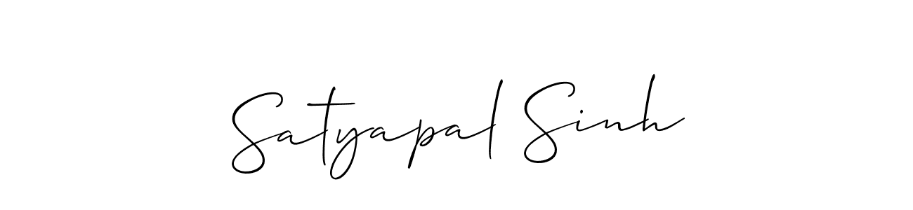 Satyapal Sinh stylish signature style. Best Handwritten Sign (Allison_Script) for my name. Handwritten Signature Collection Ideas for my name Satyapal Sinh. Satyapal Sinh signature style 2 images and pictures png