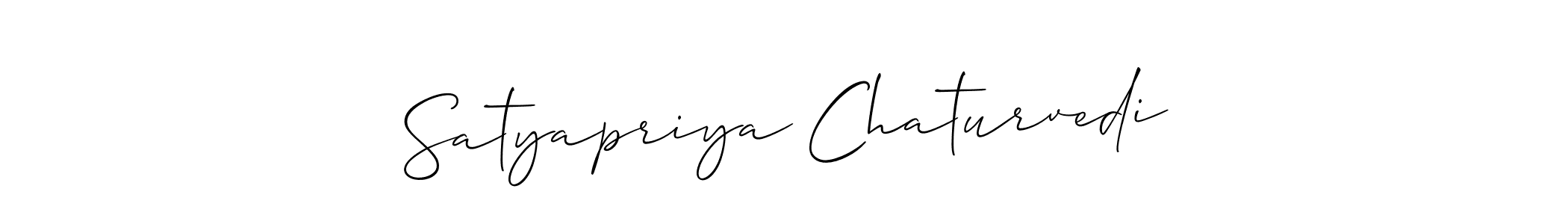 How to Draw Satyapriya Chaturvedi signature style? Allison_Script is a latest design signature styles for name Satyapriya Chaturvedi. Satyapriya Chaturvedi signature style 2 images and pictures png