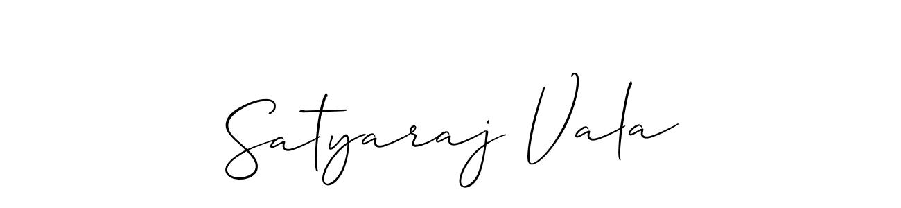 Create a beautiful signature design for name Satyaraj Vala. With this signature (Allison_Script) fonts, you can make a handwritten signature for free. Satyaraj Vala signature style 2 images and pictures png