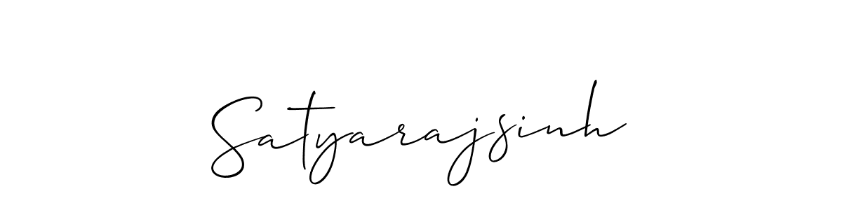 Also You can easily find your signature by using the search form. We will create Satyarajsinh name handwritten signature images for you free of cost using Allison_Script sign style. Satyarajsinh signature style 2 images and pictures png