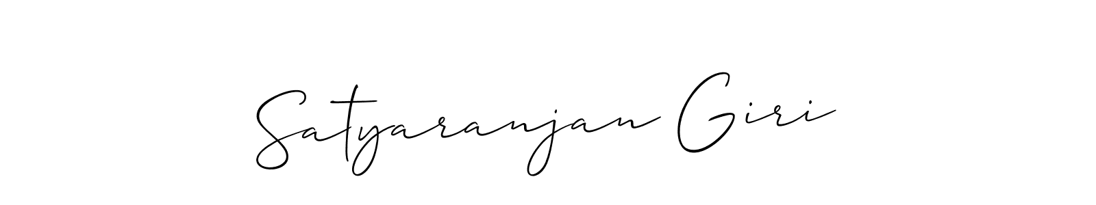 How to make Satyaranjan Giri signature? Allison_Script is a professional autograph style. Create handwritten signature for Satyaranjan Giri name. Satyaranjan Giri signature style 2 images and pictures png