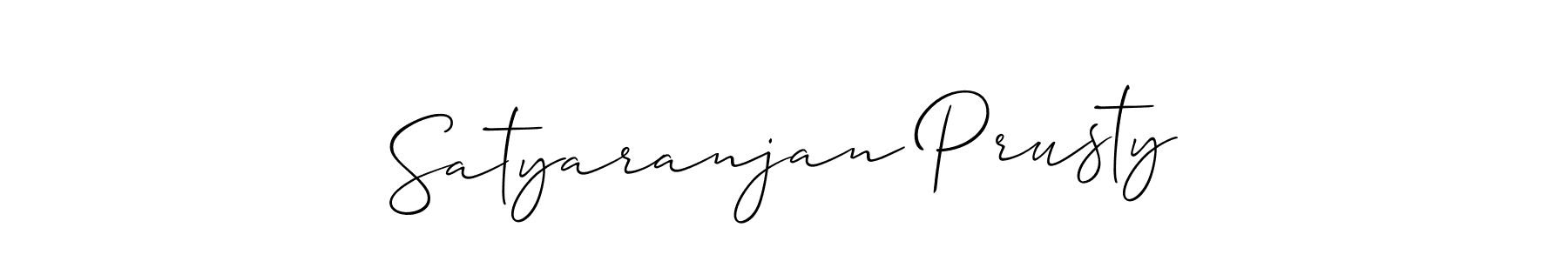 Satyaranjan Prusty stylish signature style. Best Handwritten Sign (Allison_Script) for my name. Handwritten Signature Collection Ideas for my name Satyaranjan Prusty. Satyaranjan Prusty signature style 2 images and pictures png