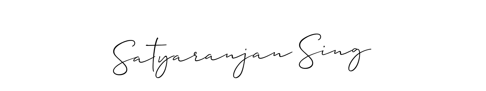 Similarly Allison_Script is the best handwritten signature design. Signature creator online .You can use it as an online autograph creator for name Satyaranjan Sing. Satyaranjan Sing signature style 2 images and pictures png