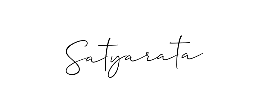 Use a signature maker to create a handwritten signature online. With this signature software, you can design (Allison_Script) your own signature for name Satyarata. Satyarata signature style 2 images and pictures png