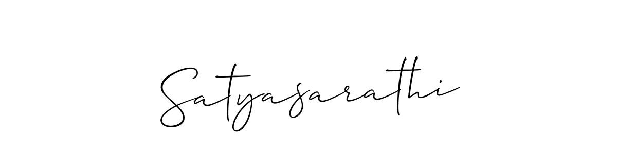 The best way (Allison_Script) to make a short signature is to pick only two or three words in your name. The name Satyasarathi include a total of six letters. For converting this name. Satyasarathi signature style 2 images and pictures png