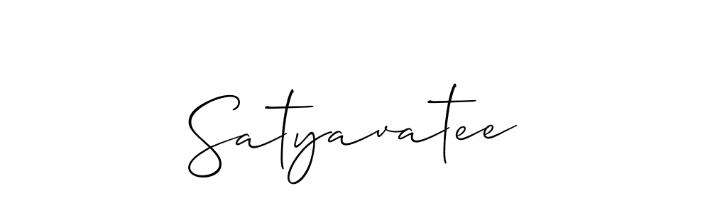 Best and Professional Signature Style for Satyavatee. Allison_Script Best Signature Style Collection. Satyavatee signature style 2 images and pictures png