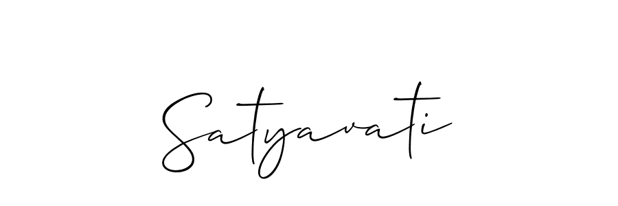 Make a beautiful signature design for name Satyavati. Use this online signature maker to create a handwritten signature for free. Satyavati signature style 2 images and pictures png