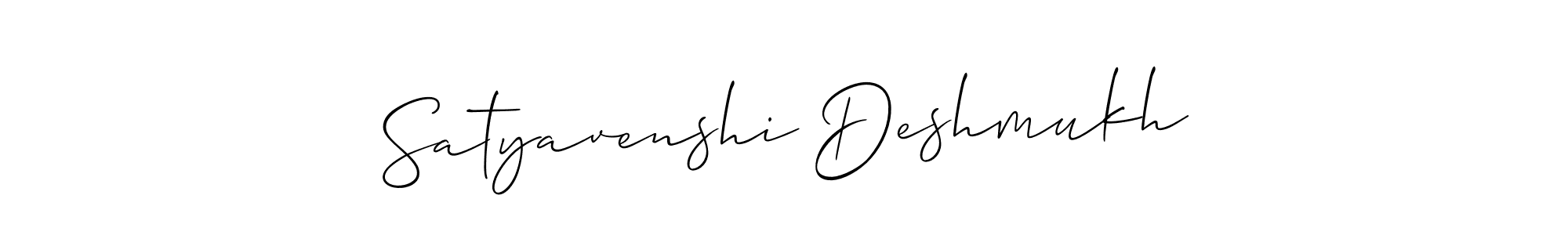 Create a beautiful signature design for name Satyavenshi Deshmukh. With this signature (Allison_Script) fonts, you can make a handwritten signature for free. Satyavenshi Deshmukh signature style 2 images and pictures png