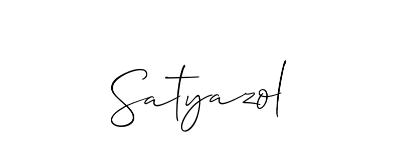 Make a beautiful signature design for name Satyazol. Use this online signature maker to create a handwritten signature for free. Satyazol signature style 2 images and pictures png