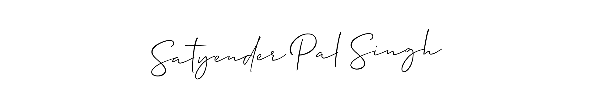This is the best signature style for the Satyender Pal Singh name. Also you like these signature font (Allison_Script). Mix name signature. Satyender Pal Singh signature style 2 images and pictures png