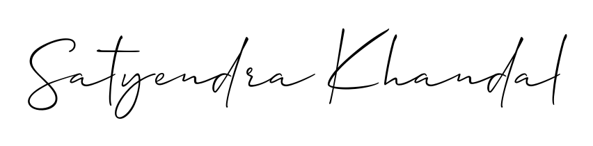 The Allison_Script lettering style adds unique flourish to name Satyendra Khandal. Stand out with a custom digital autograph made in seconds. Satyendra Khandal signature style 2 images and pictures png