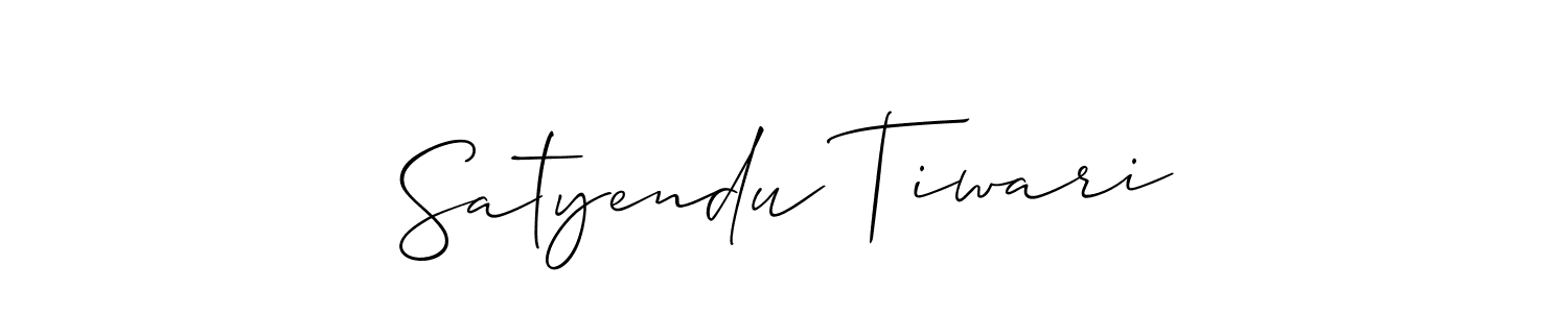if you are searching for the best signature style for your name Satyendu Tiwari. so please give up your signature search. here we have designed multiple signature styles  using Allison_Script. Satyendu Tiwari signature style 2 images and pictures png