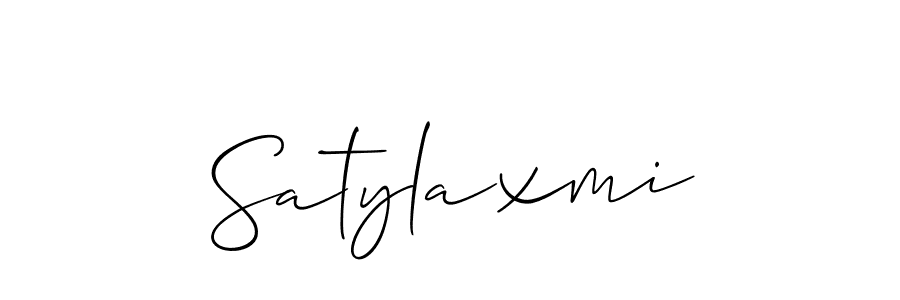 Design your own signature with our free online signature maker. With this signature software, you can create a handwritten (Allison_Script) signature for name Satylaxmi. Satylaxmi signature style 2 images and pictures png