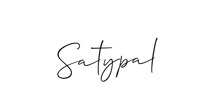 The best way (Allison_Script) to make a short signature is to pick only two or three words in your name. The name Satypal include a total of six letters. For converting this name. Satypal signature style 2 images and pictures png