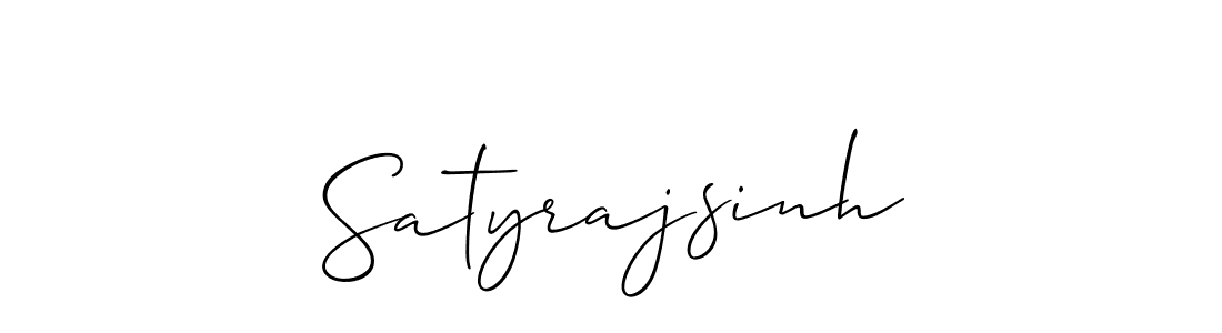 Create a beautiful signature design for name Satyrajsinh. With this signature (Allison_Script) fonts, you can make a handwritten signature for free. Satyrajsinh signature style 2 images and pictures png