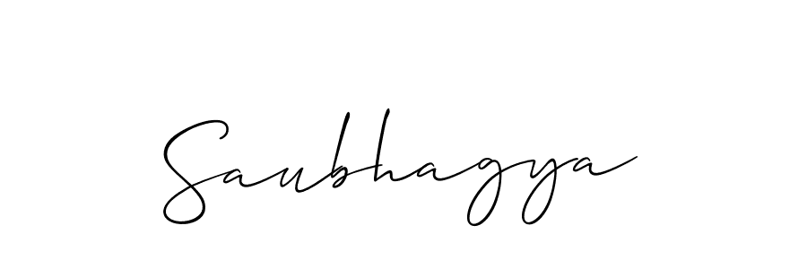 It looks lik you need a new signature style for name Saubhagya. Design unique handwritten (Allison_Script) signature with our free signature maker in just a few clicks. Saubhagya signature style 2 images and pictures png