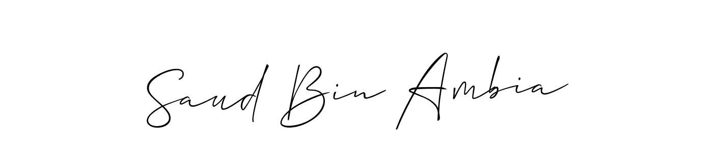 Once you've used our free online signature maker to create your best signature Allison_Script style, it's time to enjoy all of the benefits that Saud Bin Ambia name signing documents. Saud Bin Ambia signature style 2 images and pictures png