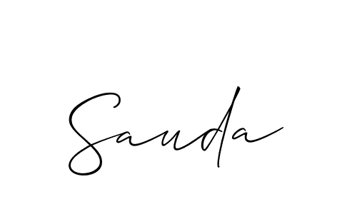 How to make Sauda name signature. Use Allison_Script style for creating short signs online. This is the latest handwritten sign. Sauda signature style 2 images and pictures png