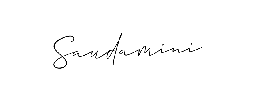 Similarly Allison_Script is the best handwritten signature design. Signature creator online .You can use it as an online autograph creator for name Saudamini. Saudamini signature style 2 images and pictures png