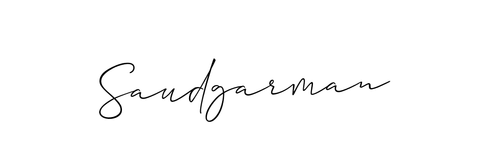 Allison_Script is a professional signature style that is perfect for those who want to add a touch of class to their signature. It is also a great choice for those who want to make their signature more unique. Get Saudgarman name to fancy signature for free. Saudgarman signature style 2 images and pictures png