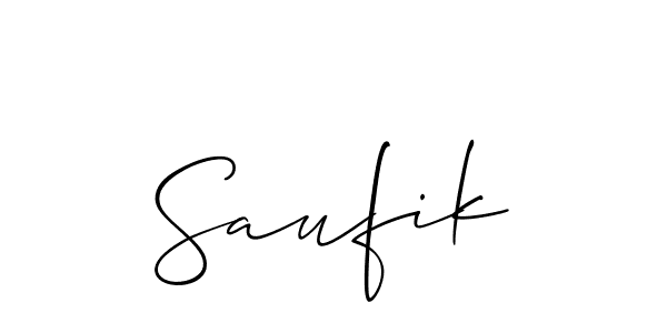 Make a beautiful signature design for name Saufik. Use this online signature maker to create a handwritten signature for free. Saufik signature style 2 images and pictures png