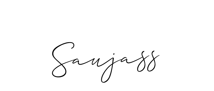 if you are searching for the best signature style for your name Saujass. so please give up your signature search. here we have designed multiple signature styles  using Allison_Script. Saujass signature style 2 images and pictures png
