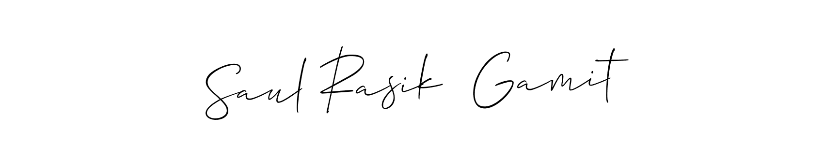 Best and Professional Signature Style for Saul Rasik  Gamit. Allison_Script Best Signature Style Collection. Saul Rasik  Gamit signature style 2 images and pictures png