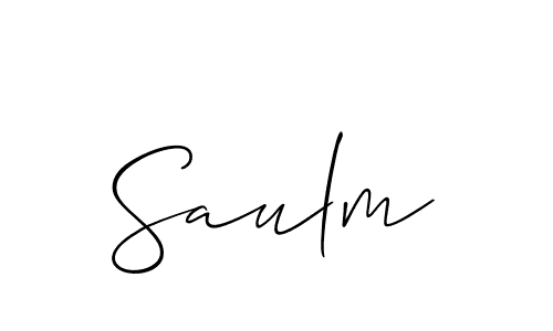 You should practise on your own different ways (Allison_Script) to write your name (Saulm) in signature. don't let someone else do it for you. Saulm signature style 2 images and pictures png