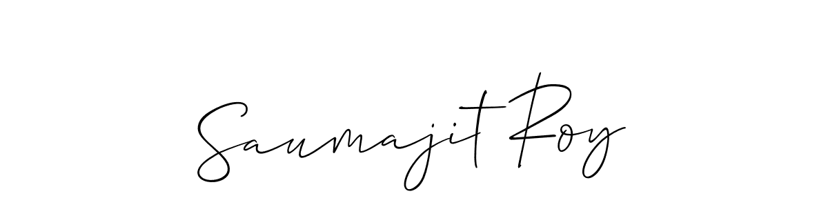 Make a short Saumajit Roy signature style. Manage your documents anywhere anytime using Allison_Script. Create and add eSignatures, submit forms, share and send files easily. Saumajit Roy signature style 2 images and pictures png