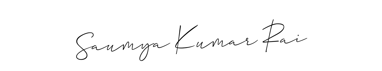 Best and Professional Signature Style for Saumya Kumar Rai. Allison_Script Best Signature Style Collection. Saumya Kumar Rai signature style 2 images and pictures png