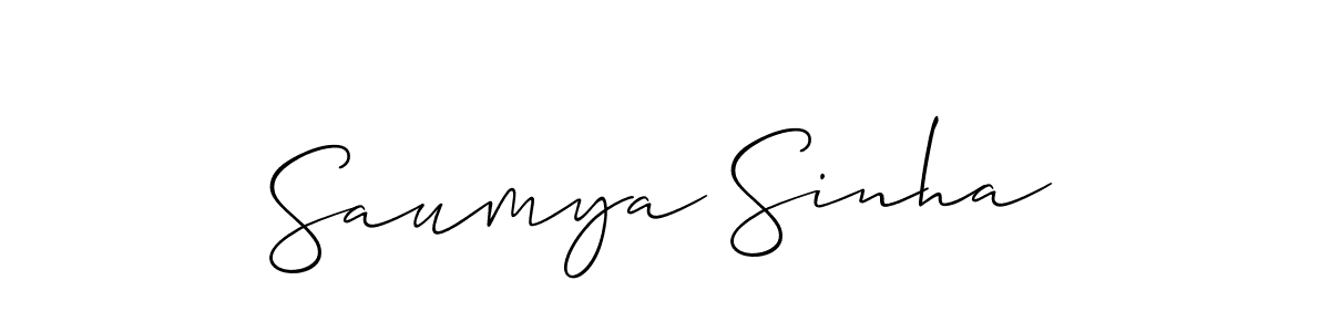 Once you've used our free online signature maker to create your best signature Allison_Script style, it's time to enjoy all of the benefits that Saumya Sinha name signing documents. Saumya Sinha signature style 2 images and pictures png