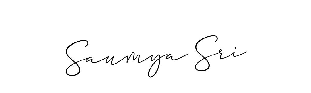 Once you've used our free online signature maker to create your best signature Allison_Script style, it's time to enjoy all of the benefits that Saumya Sri name signing documents. Saumya Sri signature style 2 images and pictures png
