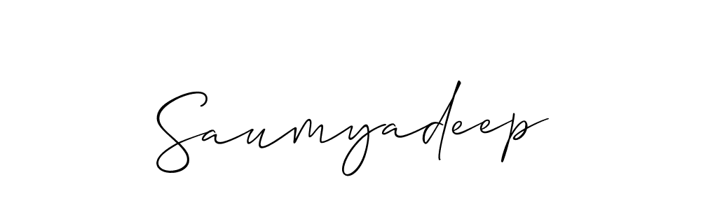Saumyadeep stylish signature style. Best Handwritten Sign (Allison_Script) for my name. Handwritten Signature Collection Ideas for my name Saumyadeep. Saumyadeep signature style 2 images and pictures png