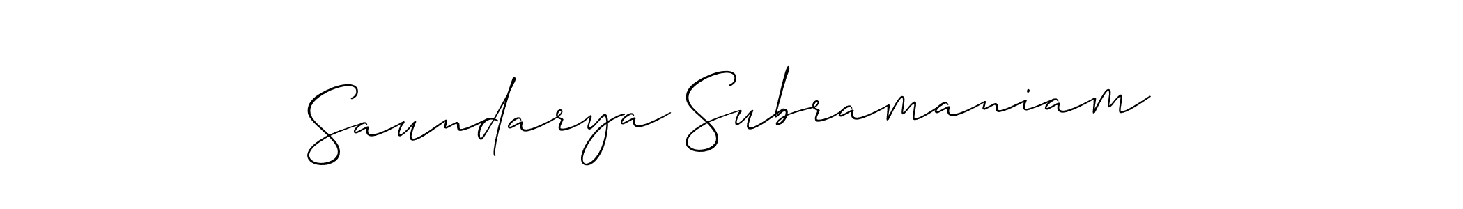 You can use this online signature creator to create a handwritten signature for the name Saundarya Subramaniam. This is the best online autograph maker. Saundarya Subramaniam signature style 2 images and pictures png