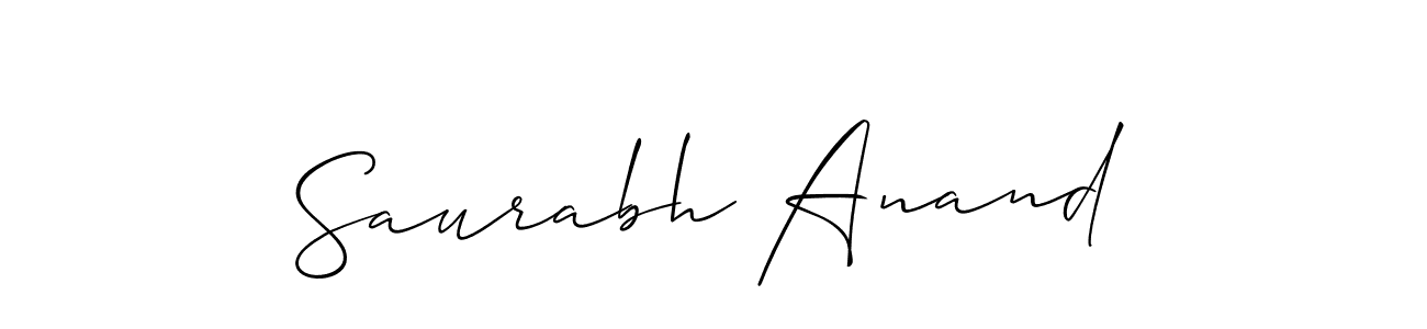 Best and Professional Signature Style for Saurabh Anand. Allison_Script Best Signature Style Collection. Saurabh Anand signature style 2 images and pictures png
