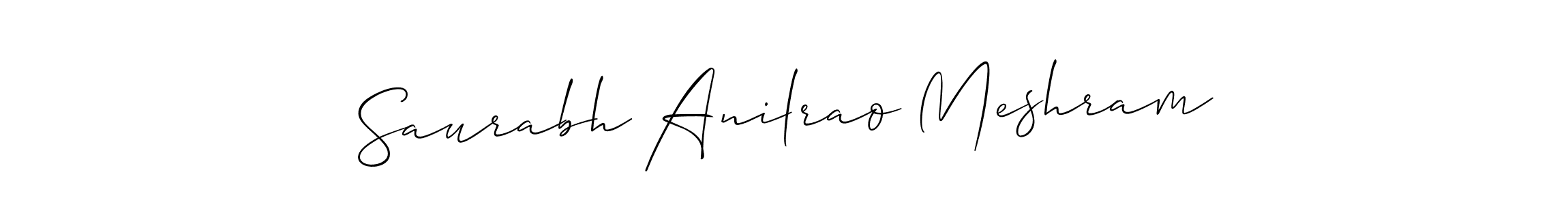 Similarly Allison_Script is the best handwritten signature design. Signature creator online .You can use it as an online autograph creator for name Saurabh Anilrao Meshram. Saurabh Anilrao Meshram signature style 2 images and pictures png