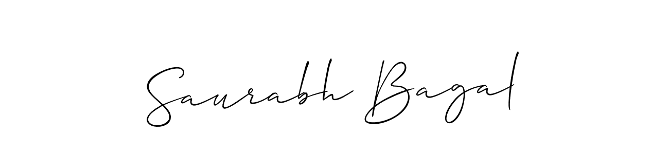 Create a beautiful signature design for name Saurabh Bagal. With this signature (Allison_Script) fonts, you can make a handwritten signature for free. Saurabh Bagal signature style 2 images and pictures png