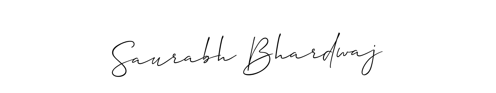 Make a beautiful signature design for name Saurabh Bhardwaj. With this signature (Allison_Script) style, you can create a handwritten signature for free. Saurabh Bhardwaj signature style 2 images and pictures png