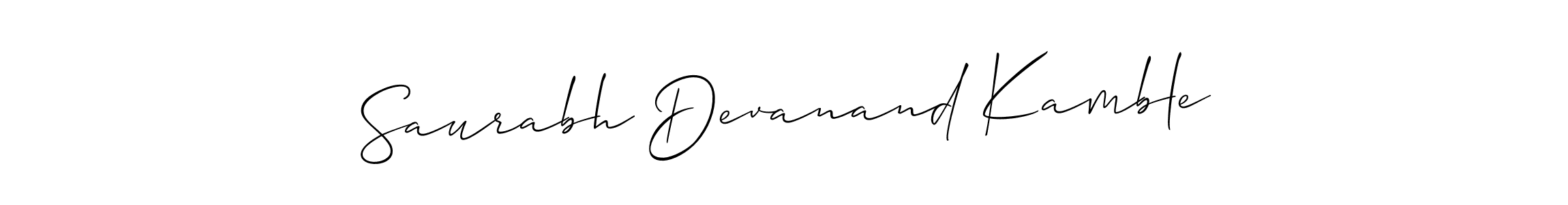 Make a beautiful signature design for name Saurabh Devanand Kamble. Use this online signature maker to create a handwritten signature for free. Saurabh Devanand Kamble signature style 2 images and pictures png