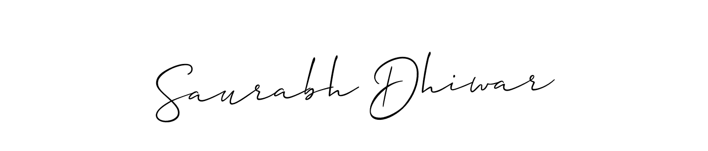 You can use this online signature creator to create a handwritten signature for the name Saurabh Dhiwar. This is the best online autograph maker. Saurabh Dhiwar signature style 2 images and pictures png